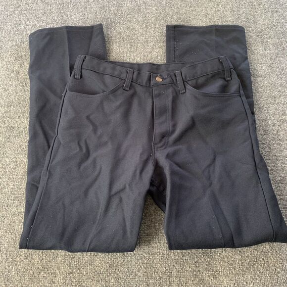 VTG Levi’s 10517 Blue Dacron 520 Gold & Black Tab Pants 70s Scoville Mens 34x32 - Picture 2 of 16